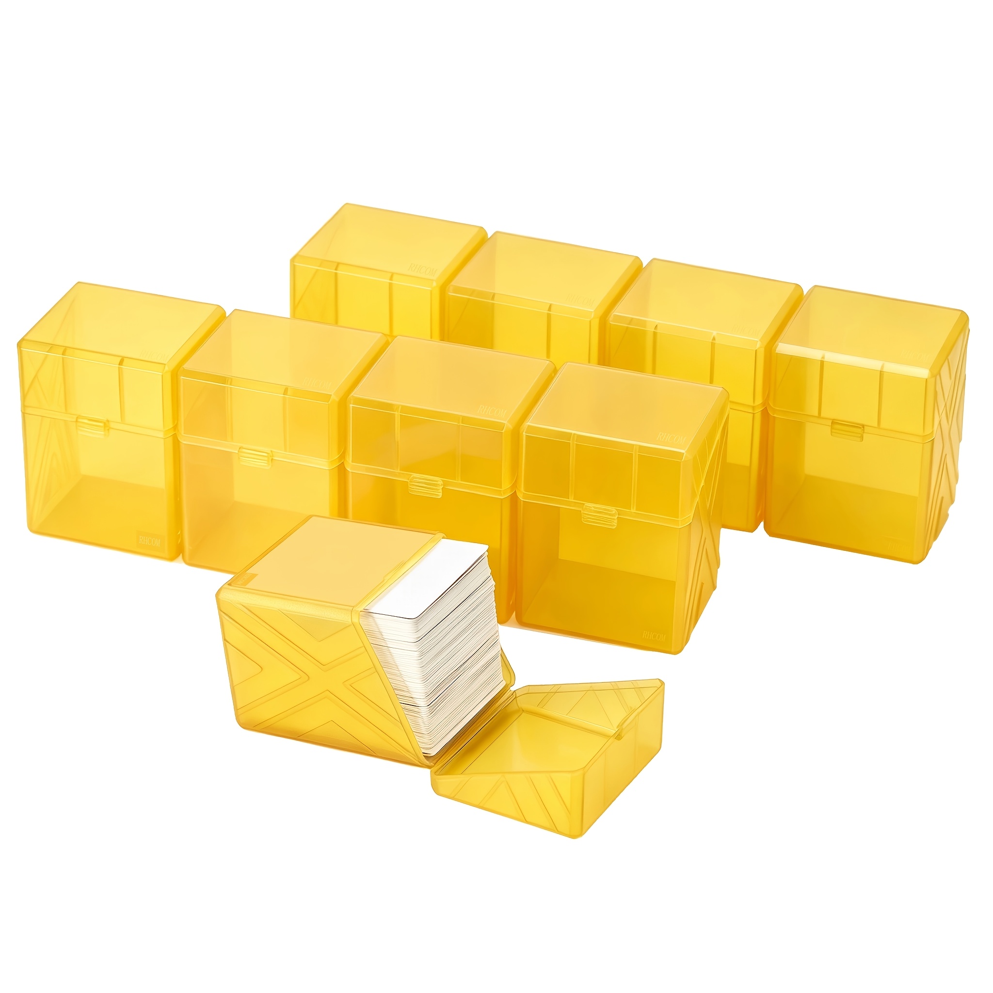 200+Pcs Hard Portable Card Deck Cases Set